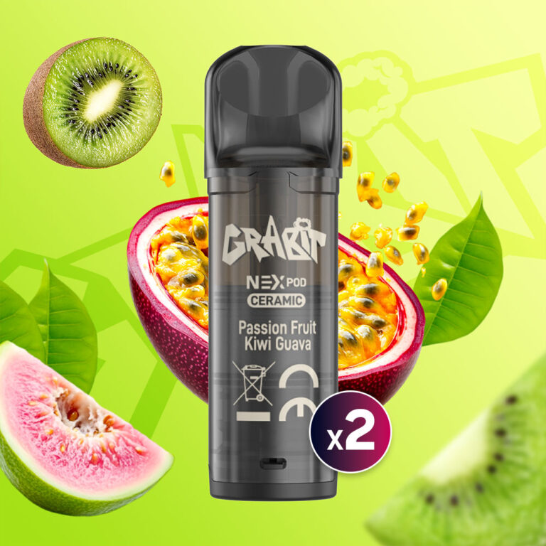 GRABIT Nex Ceramic Pod Kiwi Passion Fruit Guava 2